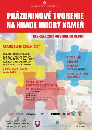 Prázdninové tvorenie na hrade Modrý kameň 1